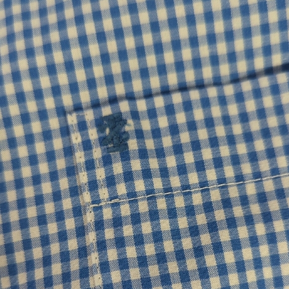 NEW Izod Blue Casual Button Down Shirt - Picture 5 of 12